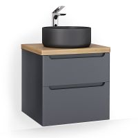 Столешница под раковину Jorno Wood 60 Wood.06.60/LW Светлое дерево — фото 2, Столешницы под раковину