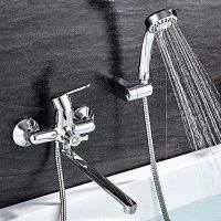 Смеситель для ванны Ledeme H03 2203L универсальный Хром — фото 9, Смеситель для ванны