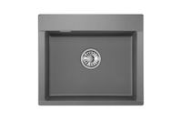 Товар: Granula-ES-5804, ГРАФИТ (ЧЁРНО-СЕРЫЙ), кухонная мойка, кварц, ESTETICA - фото 2 Granula-ES-5804, ГРАФИТ (ЧЁРНО-СЕРЫЙ), кухонная мойка, кварц, ESTETICA — фото 2, Кухонные мойки