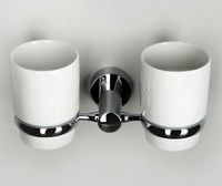 Аксесс Donau K- Подстаканник двойной (блистер), КЕРАМИКА, хром, WasserKRAFT арт-9428DC — фото 2, Прочие аксессуары и комплектующие