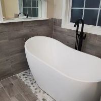 Смеситель для ванны Boch Mann Resia BM9191 Черный матовый — фото 4, Смесители напольные