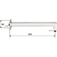 Товар: Кронштейн для верхнего душа Remer 348S30 Хром - фото 2 Кронштейн для верхнего душа Remer 348S30 Хром — фото 2, Комплектующие для душевого оборудования