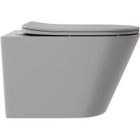 Товар: Унитаз Aqueduto Cone CON0130 подвесной Серый матовый с сиденьем Микролифт - фото 11 Унитаз Aqueduto Cone CON0130 подвесной Серый матовый с сиденьем Микролифт — фото 11, Унитазы