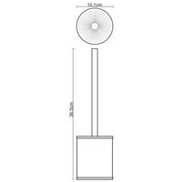 Товар: Rossel K-5727 Щетка для унитаза - фото 4 Rossel K-5727 Щетка для унитаза — фото 4, Ершики для унитаза