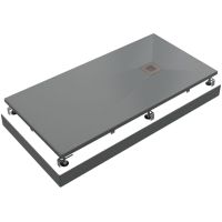 Душевой поддон из искусственного камня Creto Ares 140x90 1-0018 Серый — фото 3, Душевые поддоны из искусственного камня