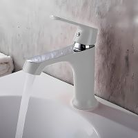 Смеситель для раковины Haiba HB10804 Белый — фото 3, Смесители для раковины