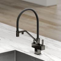 Смеситель для кухни Sancos Loro SC4007GG Вороненая сталь Черный — фото 8, Смесители для кухни