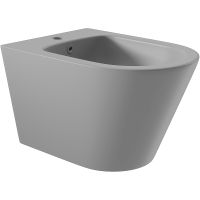 Биде Aqueduto Cone CON0330 подвесное Серое матовое — фото 1, Биде