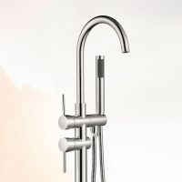 Товар: Смеситель для ванны Swedbe Spira 4004 Хром - фото 2 Смеситель для ванны Swedbe Spira 4004 Хром — фото 2, Смесители напольные