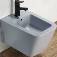 Биде CeramaLux 5370MHL подвесное Голубое матовое — фото 1, Биде