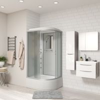 Душевая кабина Niagara Classic NG-2310-14LG (120х80х215) высокий поддон(40см),стекло матовое,4 места — фото 3, Душевые кабины