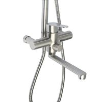 Душевая система Accoona H103 A83103-1 Нержавеющая сталь — фото 4, Душевые стойки