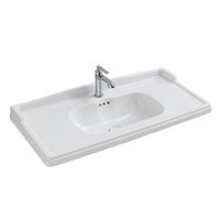 Керамическая раковина CEZARES CZR-ELT-80-LVB — фото 1, Раковины накладные