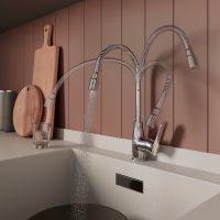 Товар: Смеситель для кухни Milardo Meal M07SB2FM05 Хром - фото 8 Смеситель для кухни Milardo Meal M07SB2FM05 Хром — фото 8, Смесители для кухни