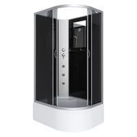 Душевая кабина Niagara Classic NG-2510-14LBKG (120х80х200) высокий поддон(40см),стекло тонированное, — фото 1, Душевые кабины