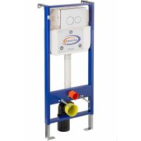 Инсталляция Aquanika Basic 10.702.450.02.19 для унитаза с клавишей смыва Хром — фото 4, Инсталляции для унитазов