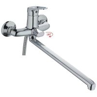 Смеситель для ванны Haiba HB2213 универсальный Хром — фото 3, Смеситель для ванны