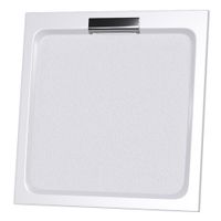 Душевой поддон 100*100*3,5 RGW GWS-01 Белый/Квадрат  Литьевой мрамор — фото 1, Душевые поддоны из литьевого мрамора