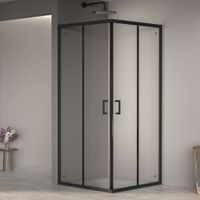 Товар: Душевой уголок 80* 80*195 RGW PA-030-B Квадрат/Чёрный/Прозрачное/6 мм (Easy) - фото 2 Душевой уголок 80* 80*195 RGW PA-030-B Квадрат/Чёрный/Прозрачное/6 мм (Easy) — фото 2, Квадратные душевые уголки