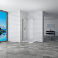 Душевая перегородка 120*195 RGW WA-001 хром/Матовое/10 мм (Easy) — фото 2, Душевые перегородки