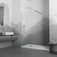 Душевая перегородка 120*195 RGW WA-001 Хром/Прозрачное/10 мм — фото 2, Душевые перегородки