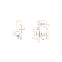 Товар: Комплект Гигиенический смеситель RGW SP-206 Хром (Смеситель/шланг/гигиенический душ/) - фото 5 Комплект Гигиенический смеситель RGW SP-206 Хром (Смеситель/шланг/гигиенический душ/) — фото 5, Гигиенические души