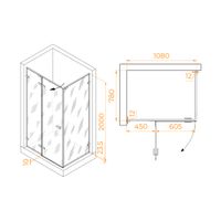 Товар: Душевой уголок 110* 80*200 RGW SV-040 Прямоуг./Хром/Прозрачное/8 мм (2 уп.) - фото 6 Душевой уголок 110* 80*200 RGW SV-040 Прямоуг./Хром/Прозрачное/8 мм (2 уп.) — фото 6, Ершики. Вторая