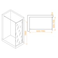 Товар: Душевая перегородка 70*195 RGW WA-002-W Белый/Прозрачное/6 мм (Easy) - фото 3 Душевая перегородка 70*195 RGW WA-002-W Белый/Прозрачное/6 мм (Easy) — фото 3, Диспенсеры бумажных полотенец