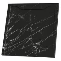 Душевой поддон  90*90*3,5 RGW STE-099MB Черный мрамор/Квадрат  Каменный (S-14) — фото 2, Душевые поддоны из искусственного камня