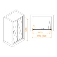 Товар: Душевая дверь 100*190 RGW PA-21 Хром/Прозрачное/5 мм (Easy) - фото 3 Душевая дверь 100*190 RGW PA-21 Хром/Прозрачное/5 мм (Easy) — фото 3, Диспенсеры бумажных полотенец