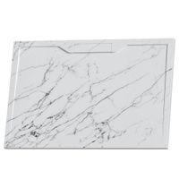 Душевой поддон  80*100*3,5 RGW STE-108MW Белый мрамор/Прямоуг  Каменный (S-14) — фото 1, Душевые поддоны из искусственного камня