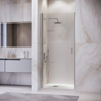 Душевая дверь  60*195 RGW LE-003 Хром/Прозрачное/6 мм — фото 1, Распашные душевые двери