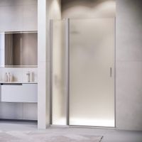 Душевая дверь 110*195 RGW LE-004-Gr Серый/Матовое/6 мм — фото 1, Распашные душевые двери