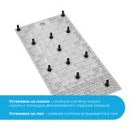 Душевой поддон 80*140*2,6 RGW TUS-148W Белый/Прямоуг Ø 90 мм  — фото 4, Стеклопластиковые душевые поддоны