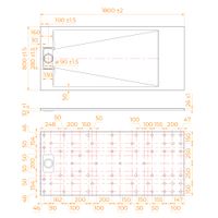Душевой поддон 80*180*2,6 RGW TUS-188W Белый/Прямоуг Ø 90 мм  — фото 6, Стеклопластиковые душевые поддоны