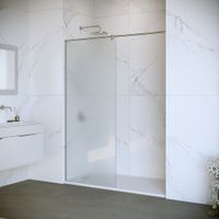 Душевая перегородка 100*195 RGW WA-034 Хром/Матовое/8 мм (Easy) — фото 1, Душевые перегородки