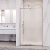 Душевая дверь  80- 90*195 RGW PA-008 Хром/Прозрачное/6 мм (Easy) — фото 1, Распашные душевые двери