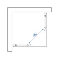 Товар: Душевой уголок INRAIN VIN-030 / 80х 80х195 / квадрат / Чёрный / Прозрачное / 6 мм - фото 3 Душевой уголок INRAIN VIN-030 / 80х 80х195 / квадрат / Чёрный / Прозрачное / 6 мм — фото 3, Квадратные душевые уголки