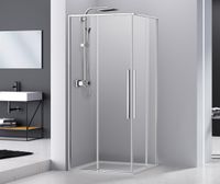 Душевой уголок  90*90*195 RGW SV-31 Квадрат/Хром/Прозрачное/6 мм (Easy) — фото 3, Квадратные душевые уголки