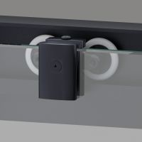 Душевая дверь 180*195 RGW PA-016 B Чёрный/Прозрачное/6 мм — фото 3, Раздвижные душевые двери