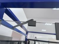 Душевая дверь 100*200 RGW HO-014-B Чёрный/Матовое/8 мм (EasyClean) — фото 5, Душевые двери в нишу