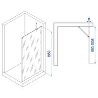 Товар: Душевая перегородка INRAIN MONT-102 / 100х195 / Белый / Прозрачное / 6 мм - фото 2 Душевая перегородка INRAIN MONT-102 / 100х195 / Белый / Прозрачное / 6 мм — фото 2, Диспенсеры бумажных полотенец