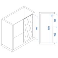 Товар: Душевая перегородка INRAIN MONT-033 / 90х195 / Хром / Прозрачное / 6 мм (Easy) - фото 2 Душевая перегородка INRAIN MONT-033 / 90х195 / Хром / Прозрачное / 6 мм (Easy) — фото 2, Диспенсеры бумажных полотенец