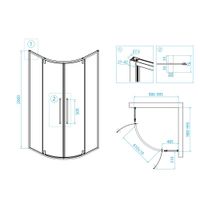 Товар: Душевой уголок 100*100*200 RGW SV-53 B Полукруг/Чёрный/Прозрачное/6 мм - фото 3 Душевой уголок 100*100*200 RGW SV-53 B Полукруг/Чёрный/Прозрачное/6 мм — фото 3, Диспенсеры бумажных полотенец