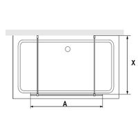 Товар: Душевая перегородка INRAIN MONT-018 / 120х200 / Чёрный / Прозрачное(Принт) / 8 мм - фото 2 Душевая перегородка INRAIN MONT-018 / 120х200 / Чёрный / Прозрачное(Принт) / 8 мм — фото 2, Душевые перегородки