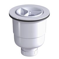 Сифон для поддонов RGW S-20 вертикальный слив, комбинированный затвор Ø 90 мм к поддону ST — фото 2, Сифоны для поддонов