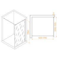 Товар: Душевая перегородка 110*195 RGW WA-002-W Белый/Прозрачное/6 мм (Easy) - фото 3 Душевая перегородка 110*195 RGW WA-002-W Белый/Прозрачное/6 мм (Easy) — фото 3, Диспенсеры бумажных полотенец