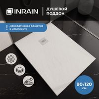 Душевой поддон IN-90120 Белый Прямоугольный 90*120 — фото 1, Душевые поддоны из искусственного камня