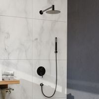 Комплект RGW SP-52 B Черный (Головной душ/смеситель/ручной душ/) — фото 1, Диспенсеры бумажных полотенец