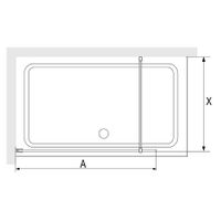 Товар: Душевая перегородка INRAIN MONT-012 / 120х200 / Чёрный / Прозрачное(Принт) / 8 мм - фото 2 Душевая перегородка INRAIN MONT-012 / 120х200 / Чёрный / Прозрачное(Принт) / 8 мм — фото 2, Душевые перегородки